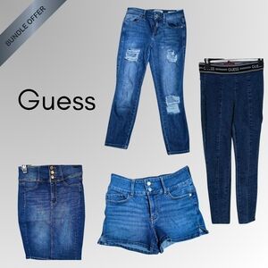 Bundle Guess Women's Blue Jeans